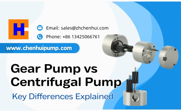 Gear Pump vs Centrifugal Pump